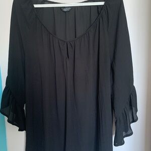 Elegant Black Women's Top